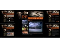 簡約純粹 國外白色設計網頁模板在電腦圖文設計中的美學實踐